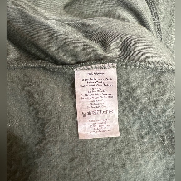 NWOT Eddie Bauer We Wander Hoodie Jacket Coat in Mineral Green - Picture 7 of 9
